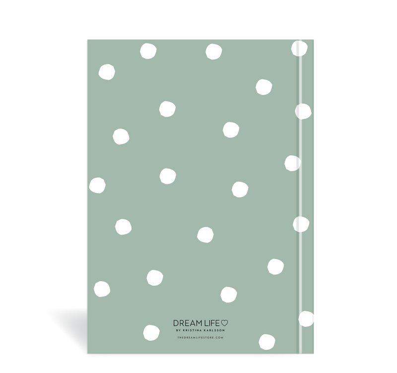 A5 2024 Teacher Diary - Dots - Green