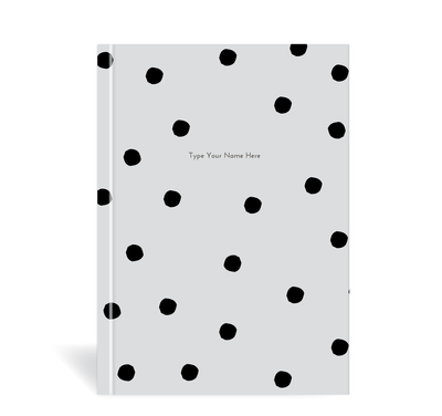 A5 2024 Teacher Diary - Dots - Grey