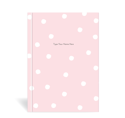 A5 2024 Teacher Diary - Dots - Pink
