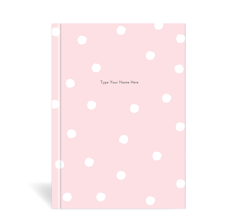 A5 2024 Teacher Diary - Dots - Pink