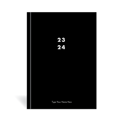 A5 23/24 Mid-Year Diary - Black