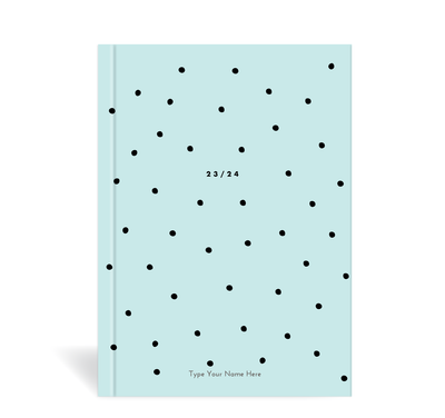 A5 23/24 Mid-Year Diary - Dots - Mint