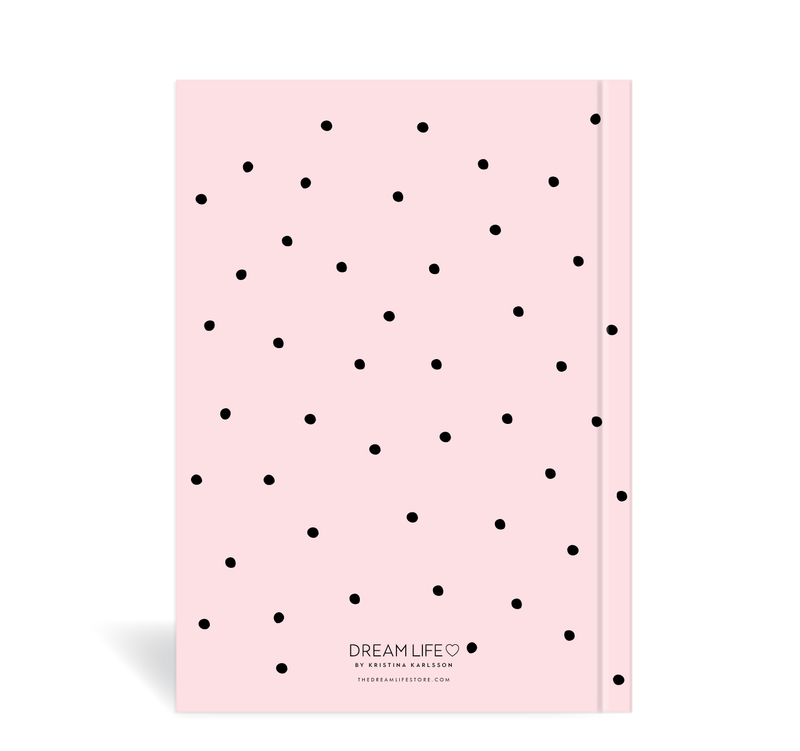 A5 23/24 Mid-Year Diary - Dots - Pink