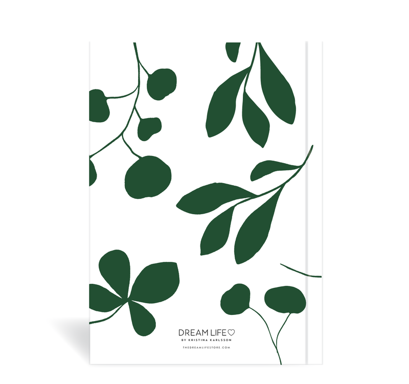 A5 23/24 Mid-Year Diary - Leaves - Green