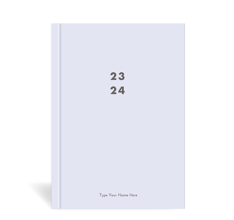 A5 23/24 Mid-Year Diary - Lilac
