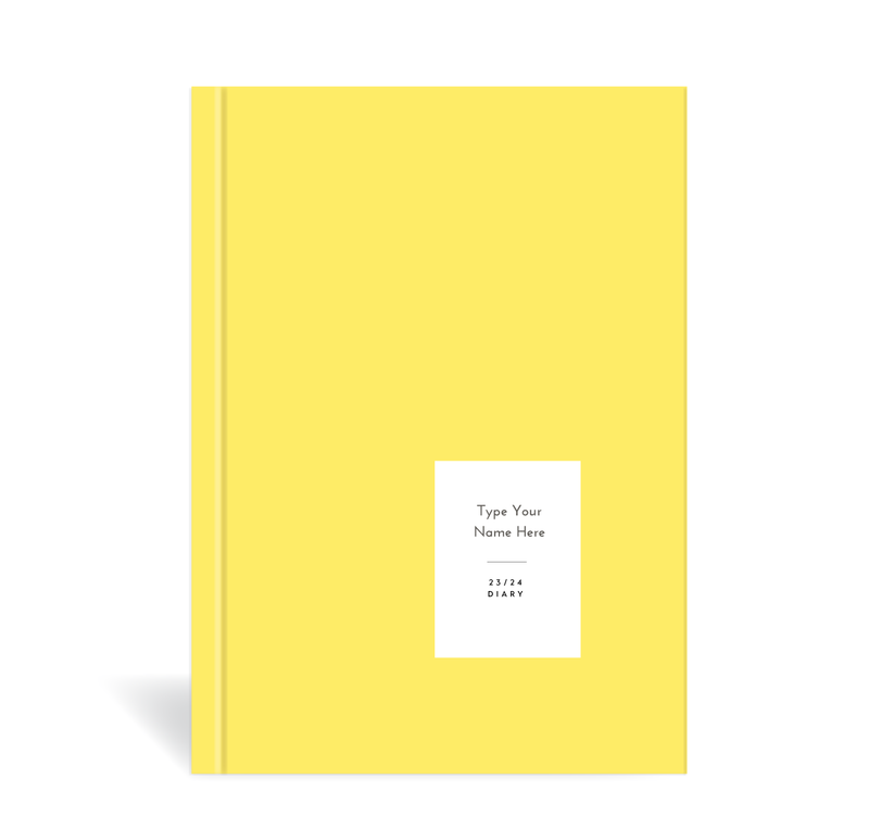 A5 23/24 Mid-Year Diary - Yellow