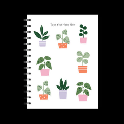 A5 Spiral Journal - Plants - Blooms