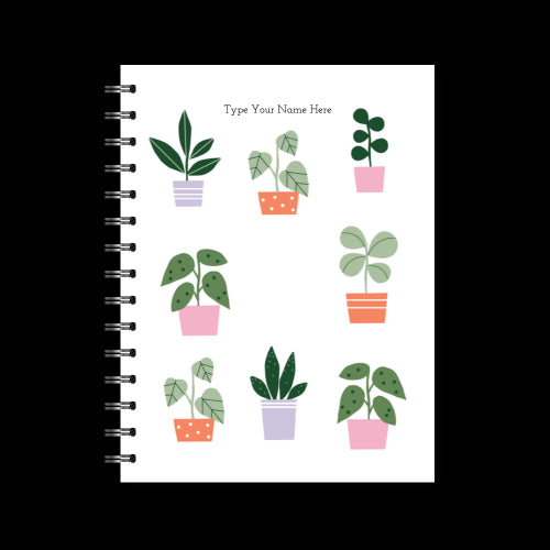 A5 Spiral Journal - Plants - Blooms