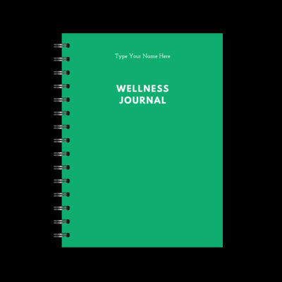 A5 Spiral Wellness Journal - Emerald