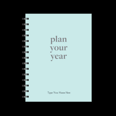 A5 Spiral Journal - Plan Your Year - Mint