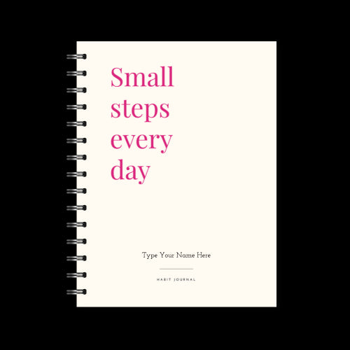 A5 Spiral Journal - Habit - Small Steps Every Day