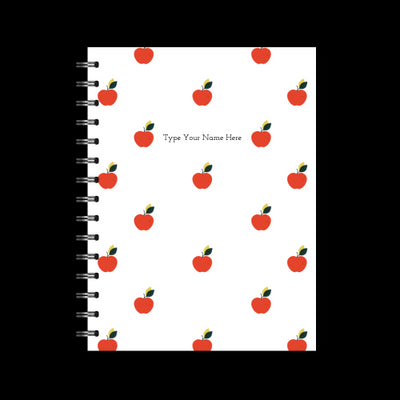 A5 2024 Spiral Teacher Diary - Apples