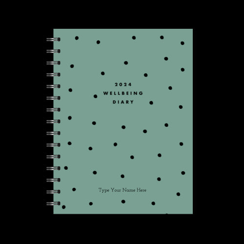 A5 2024 Spiral Wellbeing Diary - Forest