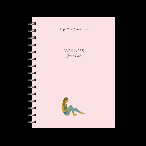 A5 Spiral Wellness Journal - Pink