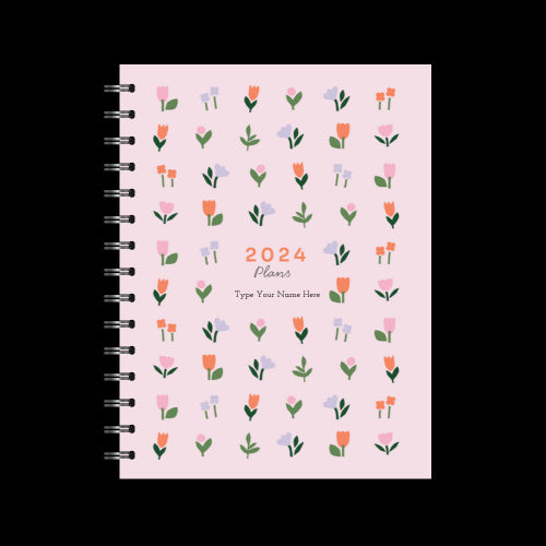 A5 Spiral Journal - Plan Your Year - Bloom