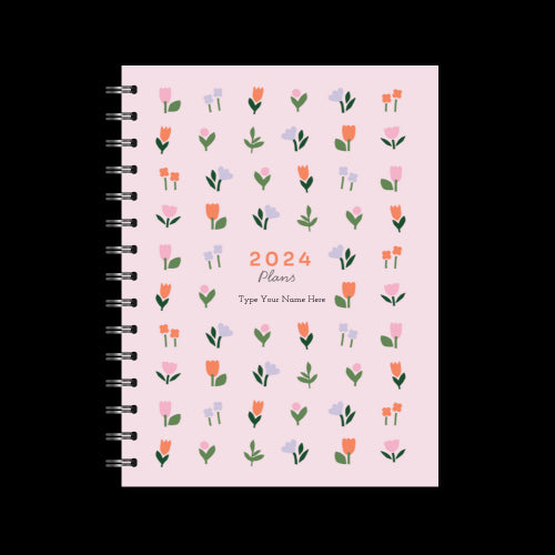 A5 Spiral Journal - Plan Your Year - Bloom
