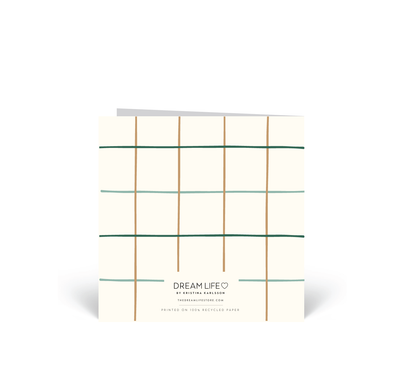 Personalised Christmas Card - Green