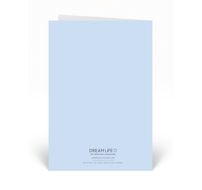 Personalised Card - Happy Birthday - Blue