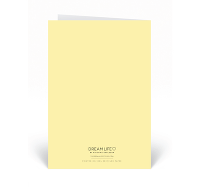 Personalised Card - Happy Birthday - Yellow