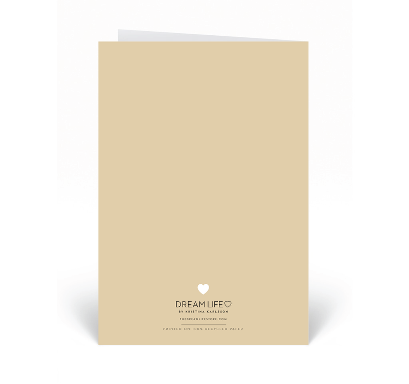 Personalised Card - For You - Light Tan