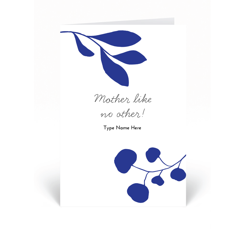 Personalised Card - Mother Like No Other!