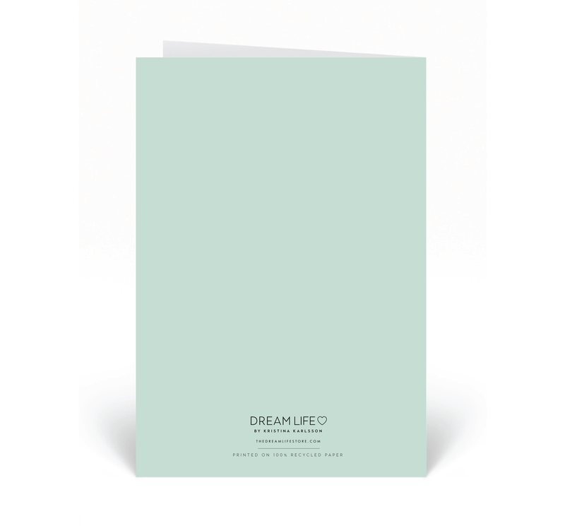 Personalised Card - Thank You - Green