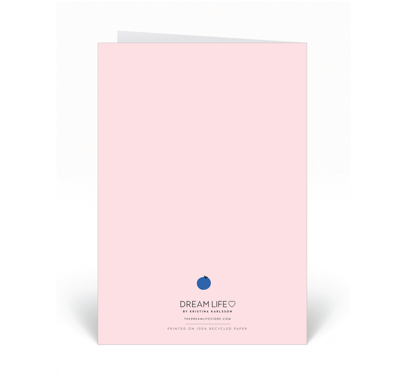 Personalised Card - I Like You Berry Much - Pink