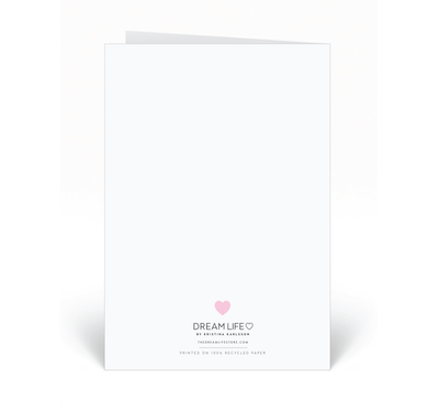 Personalised Card - Happy Birthday - Heart - Pink