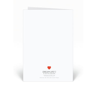 Personalised Card -  I Love You - Heart - Red