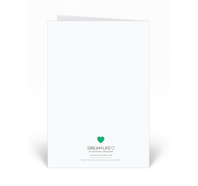 Personalised Card - Happy Birthday - Heart - Green