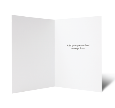 Personalised Card -  I'm Sorry - Heart - Black