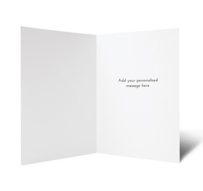 Personalised Card - Happy Birthday - Pebble - Yellow