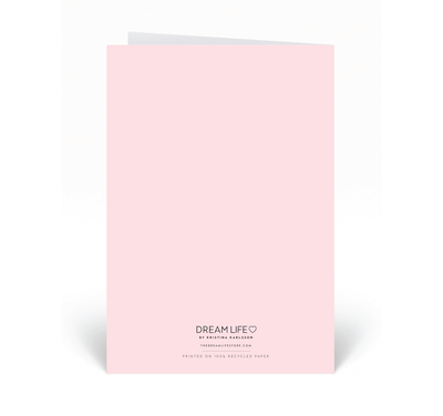 Personalised Card - Thanks for Everything - Pink