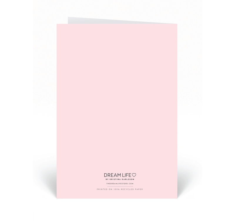 Personalised Card - Thanks for Everything - Pink