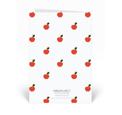 Personalised Card - Apples - Happy Birthday
