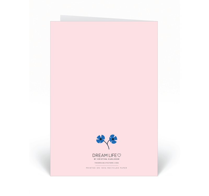 Personalised Card - Happy Birthday - Tropical - Pink