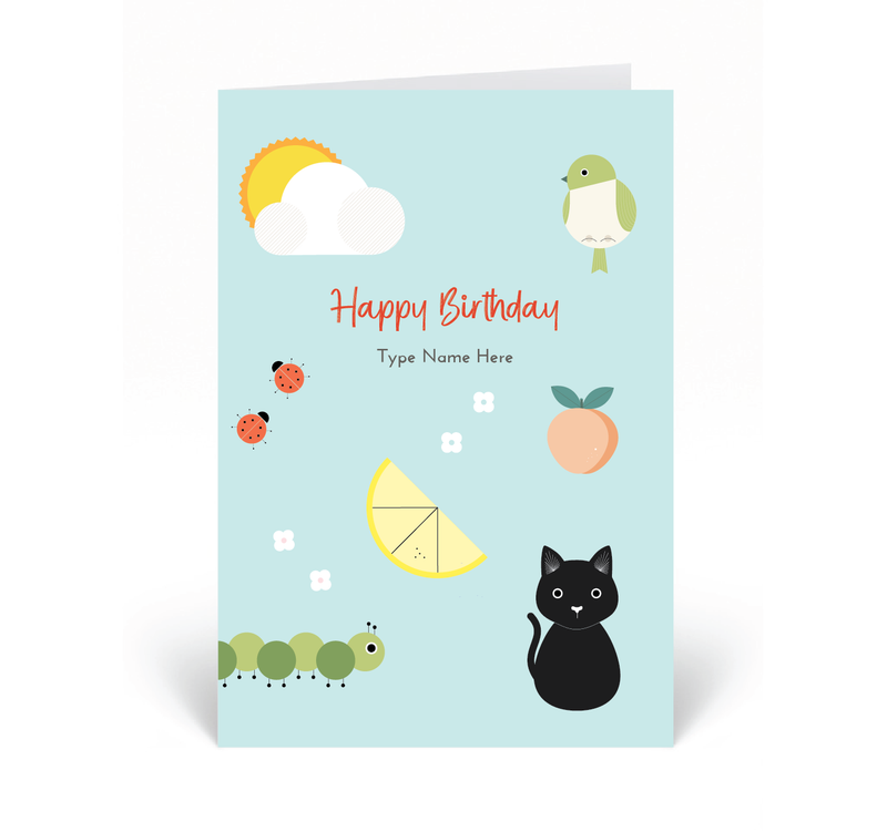 Personalised Card - Happy Birthday - Mint