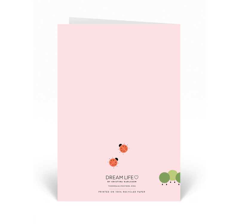 Personalised Card - Happy Birthday - Pink