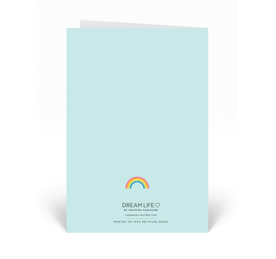 Personalised Card - Be A Rainbow...
