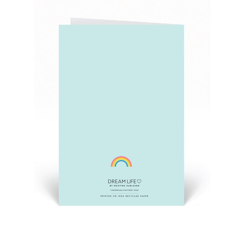 Personalised Card - Be A Rainbow...
