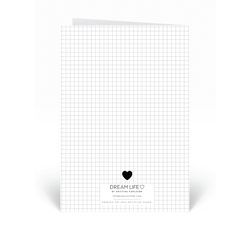 Personalised Card - Black Heart