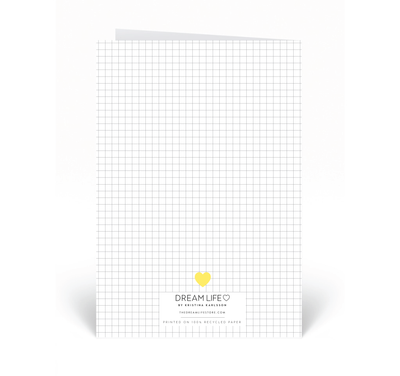 Personalised Card - Yellow Heart