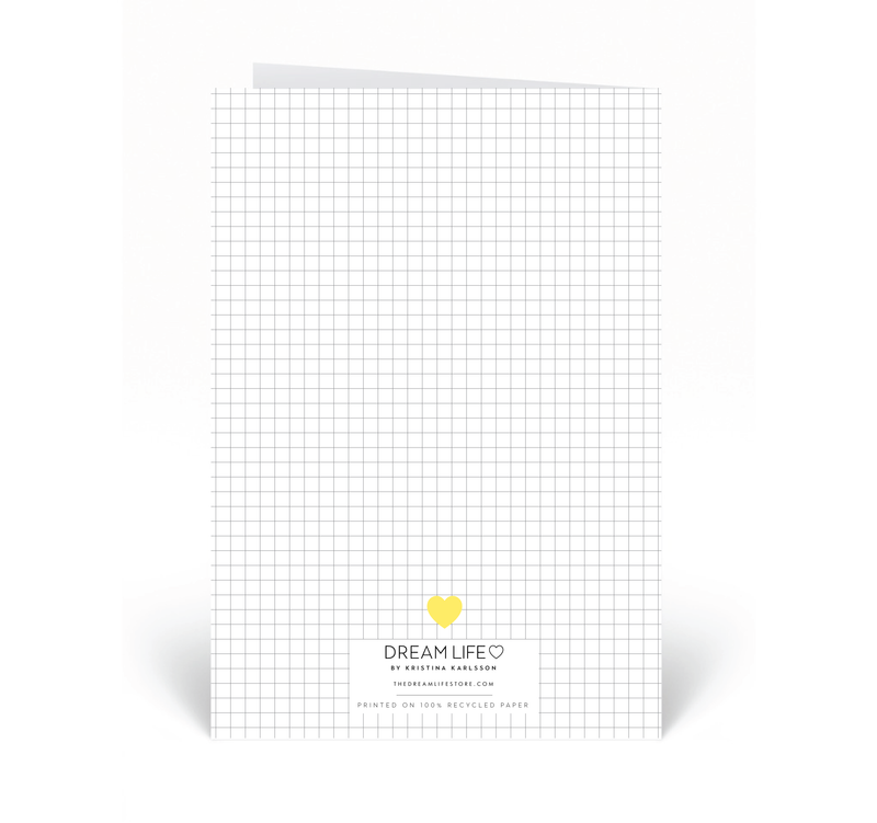 Personalised Card - Yellow Heart