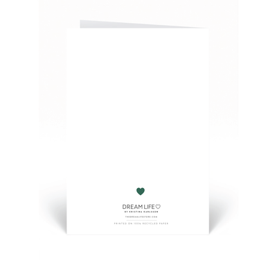 Personalised  Photo Card - Thank You - Green