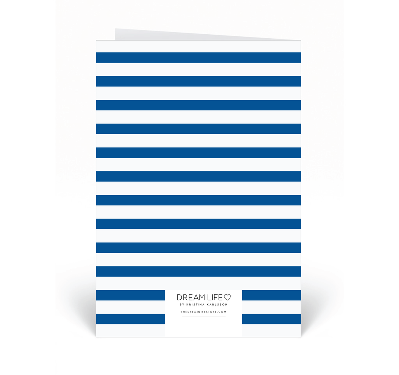 Personalised Card - Stripes - Happy Father&