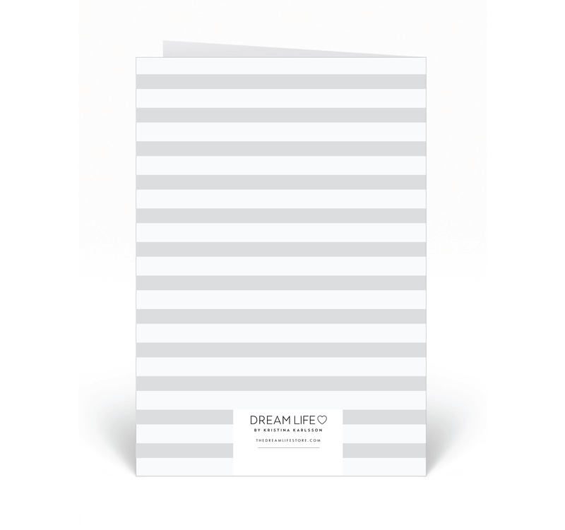 Personalised Card - Stripes - Happy Father&