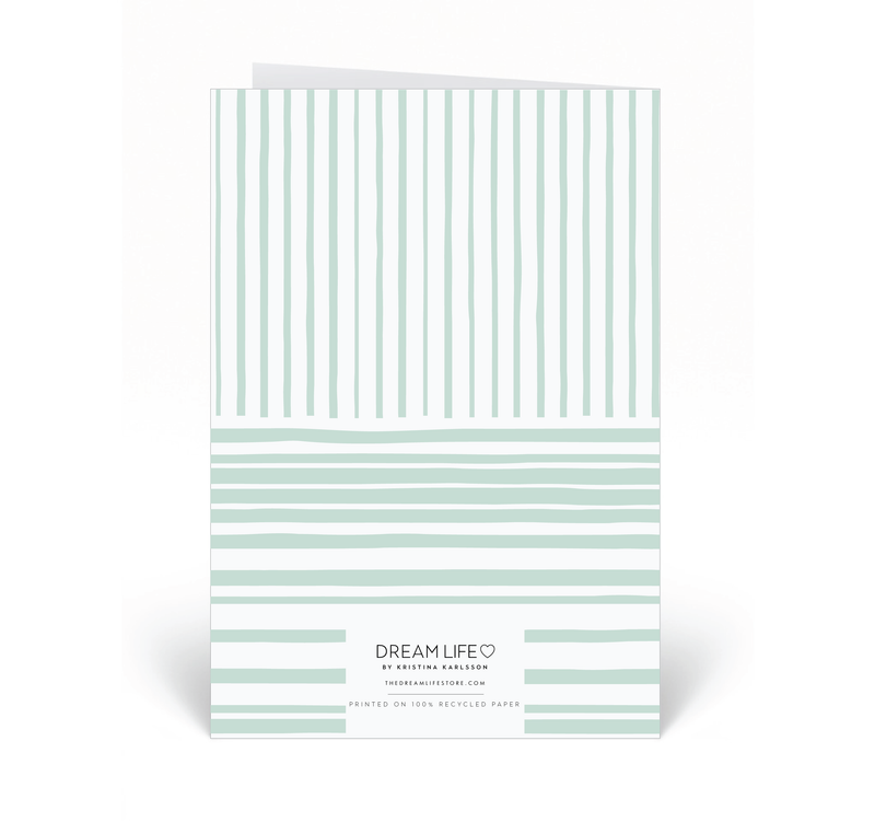 Personalised Card - Thinking of You - Green