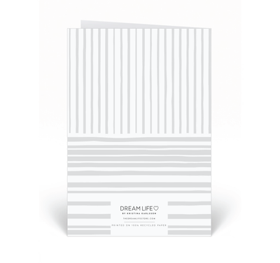 Personalised Card - Thinking of You - Grey