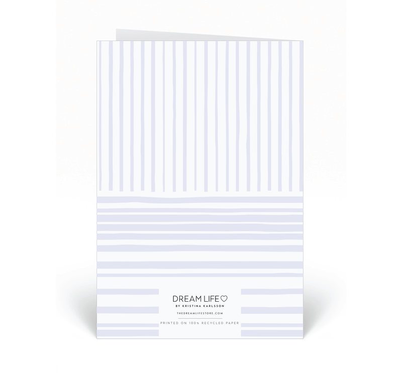 Personalised Card - Thinking of You - Lilac
