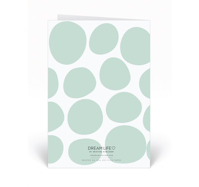 Personalised Card - Happy Birthday - Pebble - Green